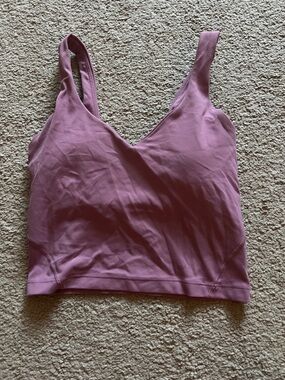 lululemon athletica light purple align tank